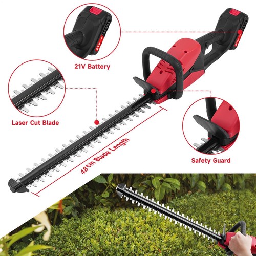50cm cordless hedge trimmer - 50cm,